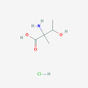2-Amino-3-hydroxy-2-methylbutanoic acid hydrochloride