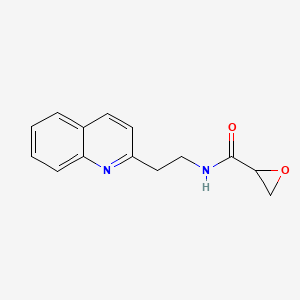 N-(2-Quinolin-2-ylethyl)oxirane-2-carboxamide
