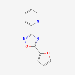 2-[5-(Furan-2-yl)-1,2,4-oxadiazol-3-yl]pyridine