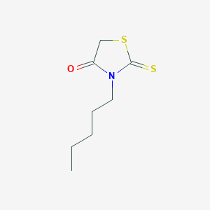 molecular formula C8H13NOS2 B2780520 3-Pentyl-2-sulfanylidene-1,3-thiazolidin-4-one CAS No. 56347-25-2
