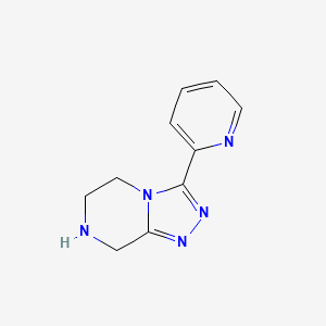 2-{5H,6H,7H,8H-[1,2,4]triazolo[4,3-a]pyrazin-3-yl}pyridine