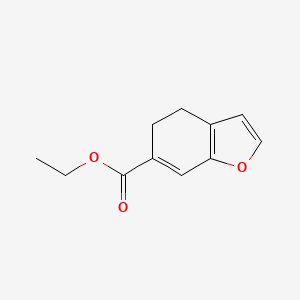 molecular formula C11H12O3 B2780608 Ethyl 4,5-dihydrobenzofuran-6-carboxylate CAS No. 1935148-18-7