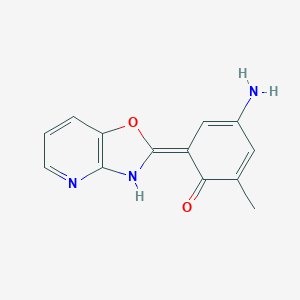 (6E)-4-amino-2-methyl-6-(3H-[1,3]oxazolo[4,5-b]pyridin-2-ylidene)cyclohexa-2,4-dien-1-one