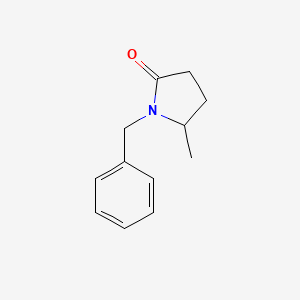 molecular formula C12H15NO B2780622 1-Benzyl-5-methylpyrrolidin-2-one CAS No. 91640-09-4