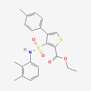 Ethyl 3-[(2,3-dimethylphenyl)sulfamoyl]-4-(4-methylphenyl)thiophene-2-carboxylate