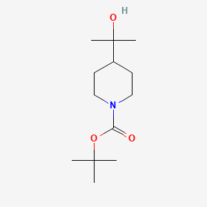 molecular formula C13H25NO3 B2780632 叔丁基 4-(2-羟基丙酰基)哌啶-1-羧酸酯 CAS No. 1935325-64-6