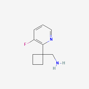 molecular formula C10H13FN2 B2780644 (1-(3-氟吡啶-2-基)环丁基)甲胺 CAS No. 1344145-48-7