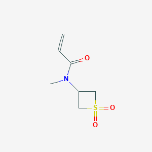 N-(1,1-Dioxothietan-3-yl)-N-methylprop-2-enamide