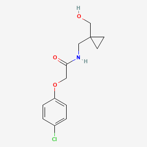 2-(4-chlorophenoxy)-N-((1-(hydroxymethyl)cyclopropyl)methyl)acetamide