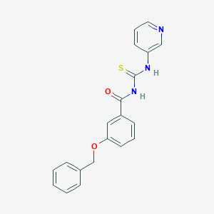 3-(benzyloxy)-N-(pyridin-3-ylcarbamothioyl)benzamide