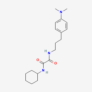 molecular formula C19H29N3O2 B2780704 N1-cyclohexyl-N2-(3-(4-(dimethylamino)phenyl)propyl)oxalamide CAS No. 954041-98-6