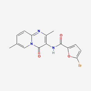 5-bromo-N-(2,7-dimethyl-4-oxo-4H-pyrido[1,2-a]pyrimidin-3-yl)furan-2-carboxamide