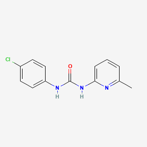 1-(4-Chlorophenyl)-3-(6-methylpyridin-2-yl)urea