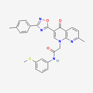 N-{2-[2-(1-ethyl-1H-benzimidazol-2-yl)ethyl]phenyl}-4-methylbenzenesulfonamide