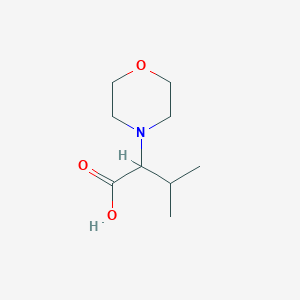 molecular formula C9H17NO3 B2780810 3-Methyl-2-morpholin-4-ylbutanoic acid CAS No. 788797-27-3