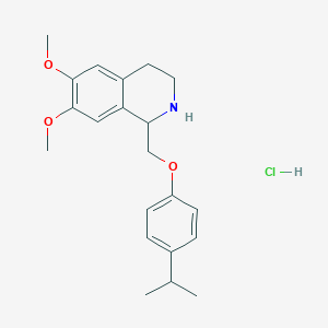 1-[(4-Isopropylphenoxy)methyl]-6,7-dimethoxy-1,2,3,4-tetrahydroisoquinoline hydrochloride