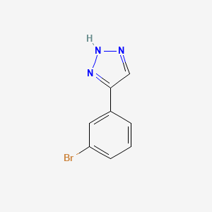 molecular formula C8H6BrN3 B2780835 4-(3-bromophenyl)-1H-1,2,3-triazole CAS No. 35225-02-6