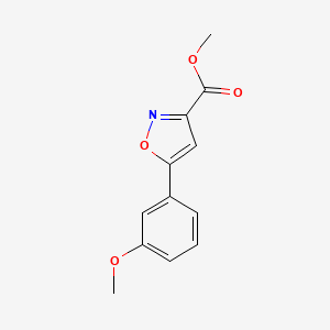 Methyl 5-(3-methoxyphenyl)isoxazole-3-carboxylate