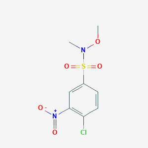4-chloro-N-methoxy-N-methyl-3-nitrobenzenesulfonamide