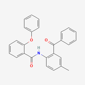 N-(2-benzoyl-4-methylphenyl)-2-phenoxybenzamide