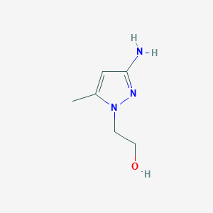 molecular formula C6H11N3O B2781004 2-(3-氨基-5-甲基-1H-吡唑-1-基)乙醇 CAS No. 1247943-03-8
