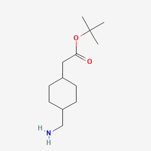 Tert-butyl 2-[4-(aminomethyl)cyclohexyl]acetate