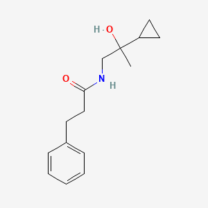 N-(2-cyclopropyl-2-hydroxypropyl)-3-phenylpropanamide