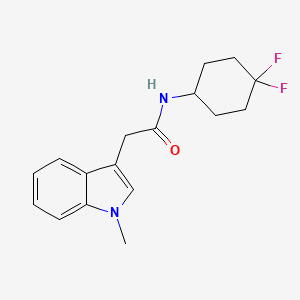 N-(4,4-difluorocyclohexyl)-2-(1-methyl-1H-indol-3-yl)acetamide