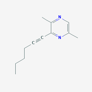 B027811 3-(Hex-1-YN-1-YL)-2,5-dimethylpyrazine CAS No. 109191-81-3