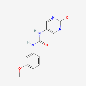 molecular formula C13H14N4O3 B2781131 1-(3-Methoxyphenyl)-3-(2-methoxypyrimidin-5-yl)urea CAS No. 1396760-53-4