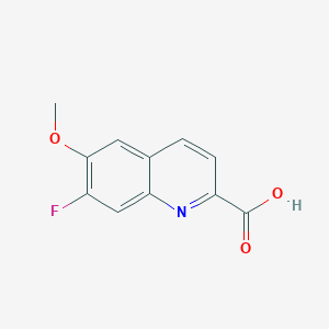 7-Fluoro-6-methoxyquinoline-2-carboxylic acid