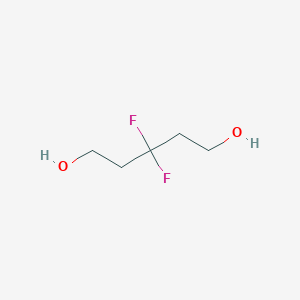 molecular formula C5H10F2O2 B2781187 3,3-Difluoro-1,5-pentanediol CAS No. 126300-39-8