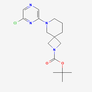 B2781194 Tert-butyl 8-(6-chloropyrazin-2-yl)-2,8-diazaspiro[3.5]nonane-2-carboxylate CAS No. 2377035-03-3