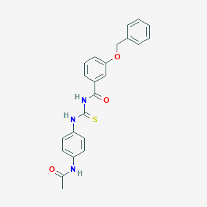 N-{[4-(acetylamino)phenyl]carbamothioyl}-3-(benzyloxy)benzamide