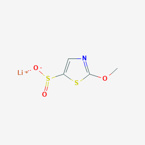 Lithium(1+) ion 2-methoxy-1,3-thiazole-5-sulfinate