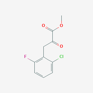 Methyl 3-(2-chloro-6-fluorophenyl)-2-oxopropanoate
