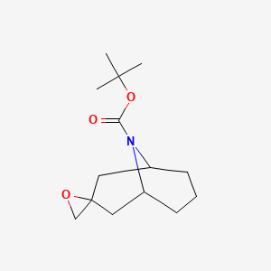 B2781249 tert-Butyl 9-azaspiro[bicyclo[3.3.1]nonane-3,2'-oxirane]-9-carboxylate CAS No. 2219407-47-1