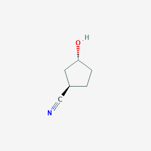 molecular formula C6H9NO B2781260 反式-3-羟基环戊烷腈 CAS No. 952616-17-0