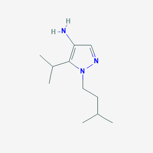 1-(3-methylbutyl)-5-(propan-2-yl)-1H-pyrazol-4-amine