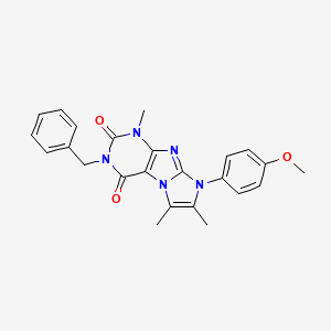 3-benzyl-8-(4-methoxyphenyl)-1,6,7-trimethyl-1H-imidazo[2,1-f]purine-2,4(3H,8H)-dione