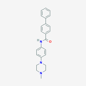 N-[4-(4-methylpiperazin-1-yl)phenyl]biphenyl-4-carboxamide