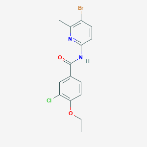 N-(5-bromo-6-methylpyridin-2-yl)-3-chloro-4-ethoxybenzamide