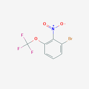 molecular formula C7H3BrF3NO3 B2781457 1-Bromo-2-nitro-3-(trifluoromethoxy)benzene CAS No. 1807193-54-9