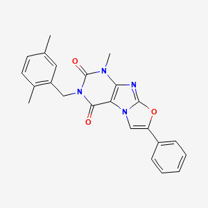 3-(2,5-dimethylbenzyl)-1-methyl-7-phenyloxazolo[2,3-f]purine-2,4(1H,3H)-dione