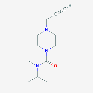 N-Methyl-N-propan-2-yl-4-prop-2-ynylpiperazine-1-carboxamide