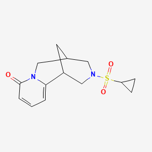 3-(cyclopropylsulfonyl)-3,4,5,6-tetrahydro-1H-1,5-methanopyrido[1,2-a][1,5]diazocin-8(2H)-one