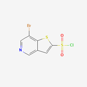 7-Bromothieno[3,2-c]pyridine-2-sulfonyl chloride