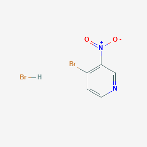 molecular formula C5H4Br2N2O2 B2781623 4-Bromo-3-nitropyridine hydrobromide CAS No. 1956318-49-2