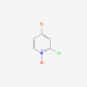 molecular formula C5H3BrClNO B2781668 4-bromo-2-chloropyridine N-oxide CAS No. 883874-88-2