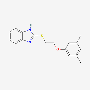 2-{[2-(3,5-Dimethylphenoxy)ethyl]thio}-1H-benzimidazole